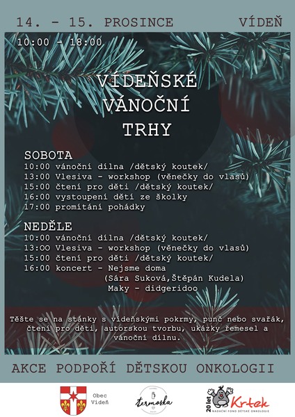 Vánoční vídeňské trhy program