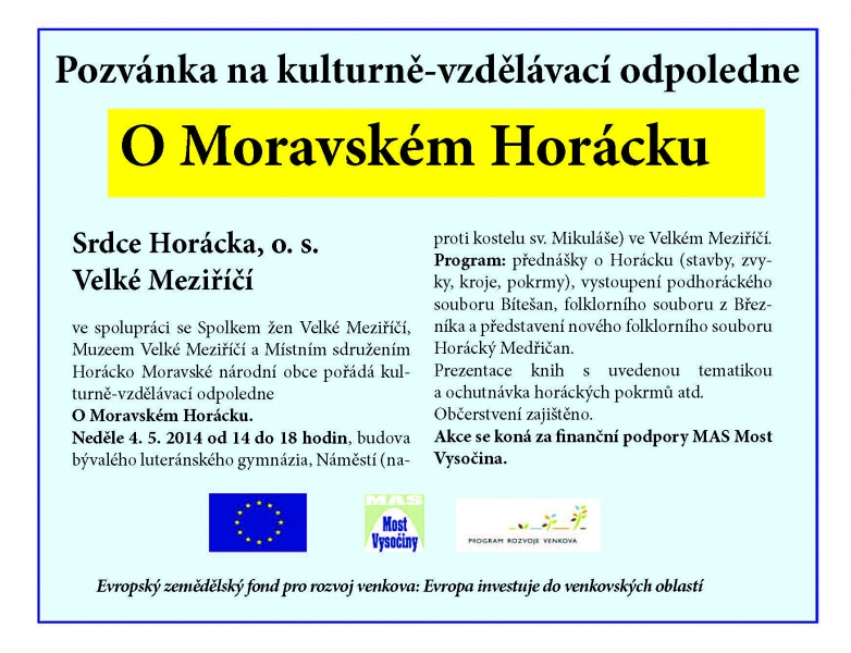 o moravskem horacku